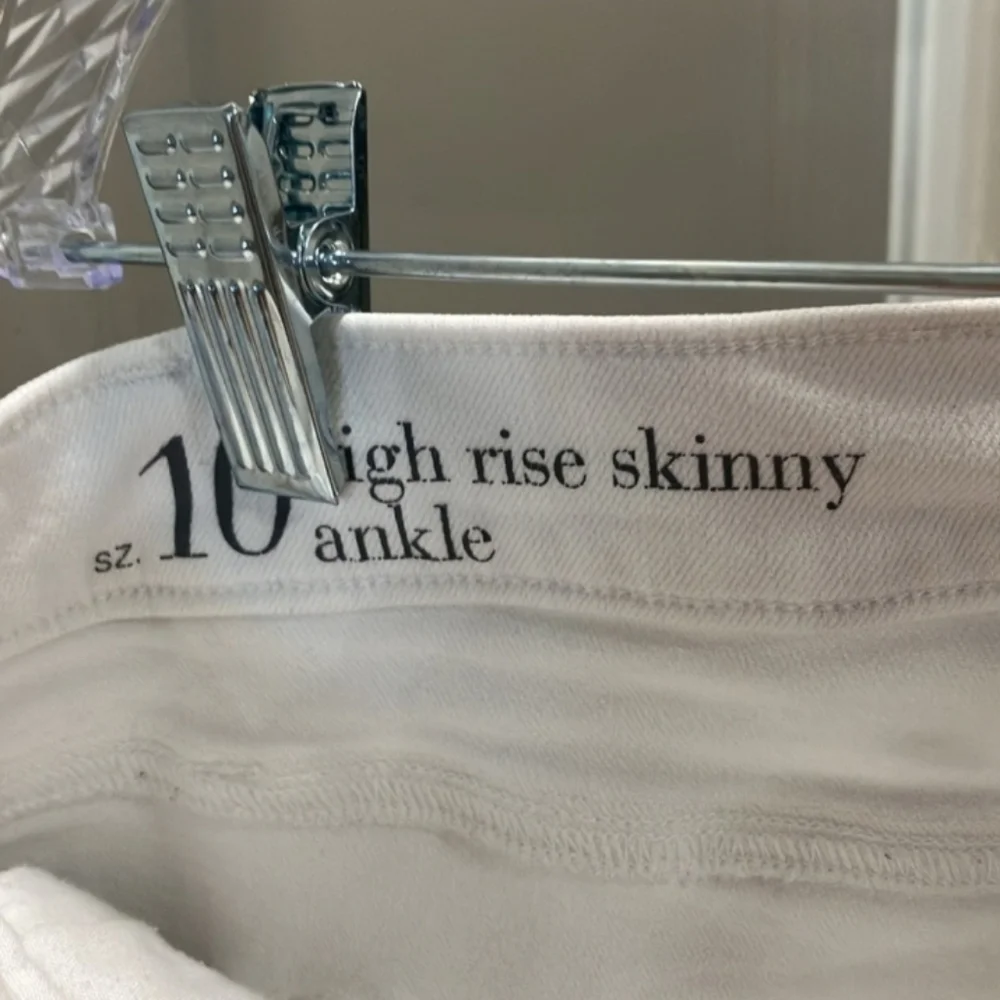 Ann Taylor Loft High Rise Skinny Ankle jeans size 10 - Picture 4 of 4